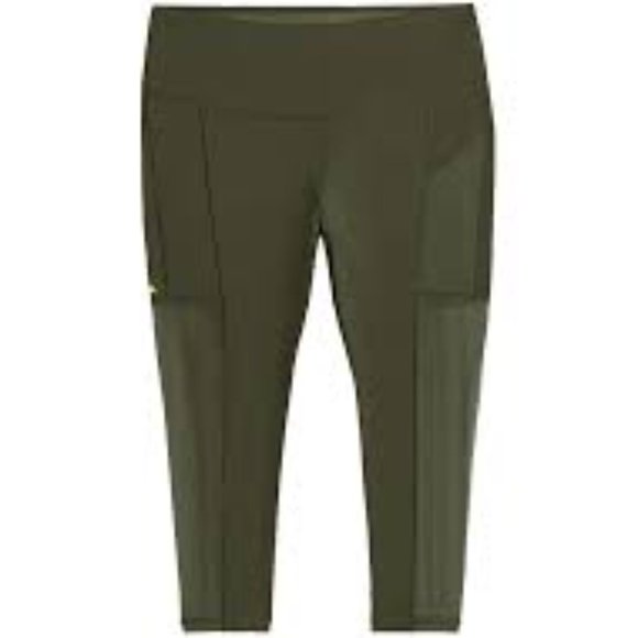 Adidas Womens Ivy Park x Peloton Focus Olive Power Tight PLUS SIZE 2X HG0547S - Picture 2 of 6